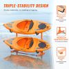 VEVOR Freestanding Kayak Storage Rack, Kayak Stand for 2 Kayak Canoe Paddleboard